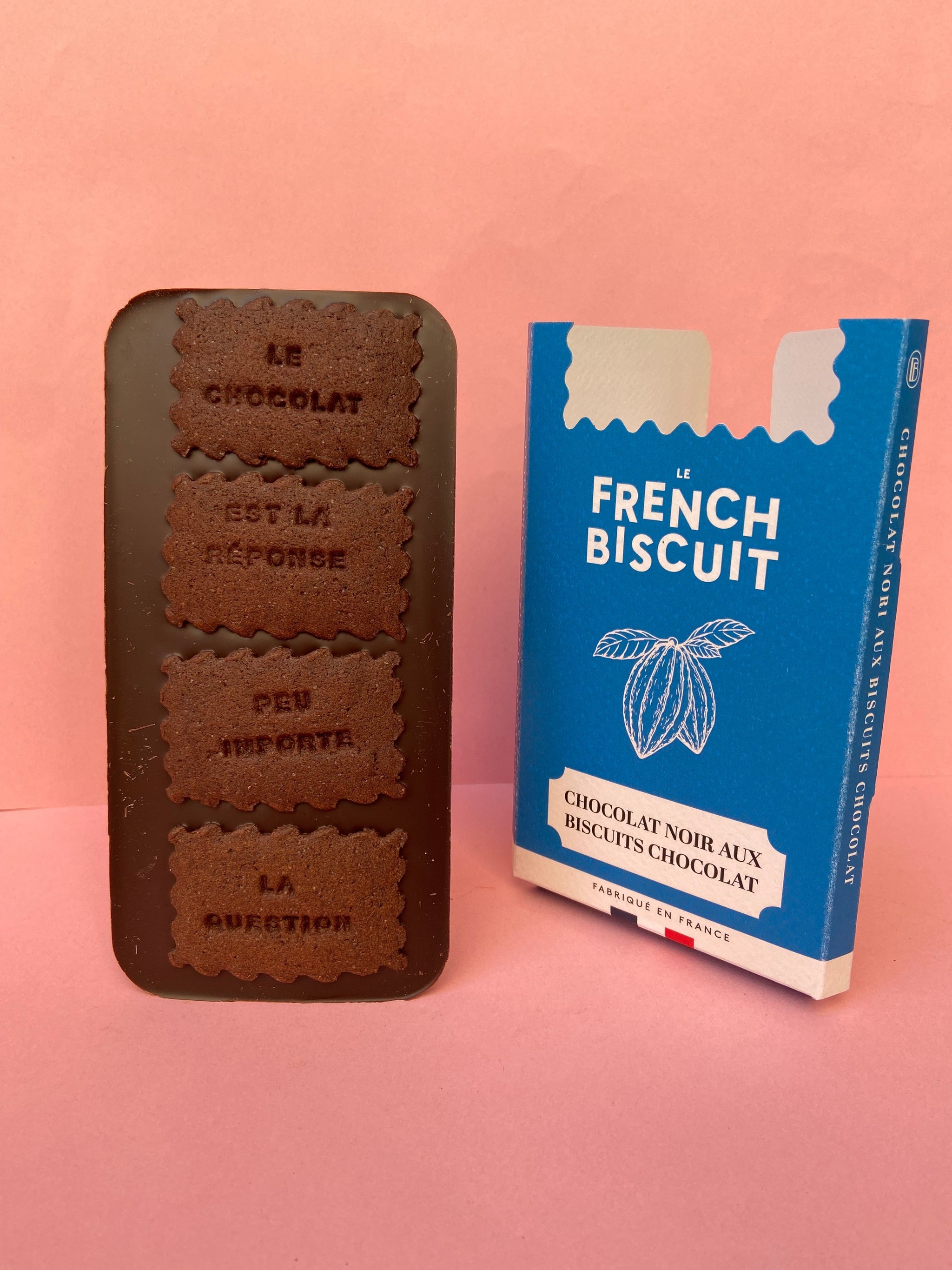 tablette de chocolat biscuits au chocolat cacao made in france biscuits messages cadeaux Pâques idée cadeaux Pâques