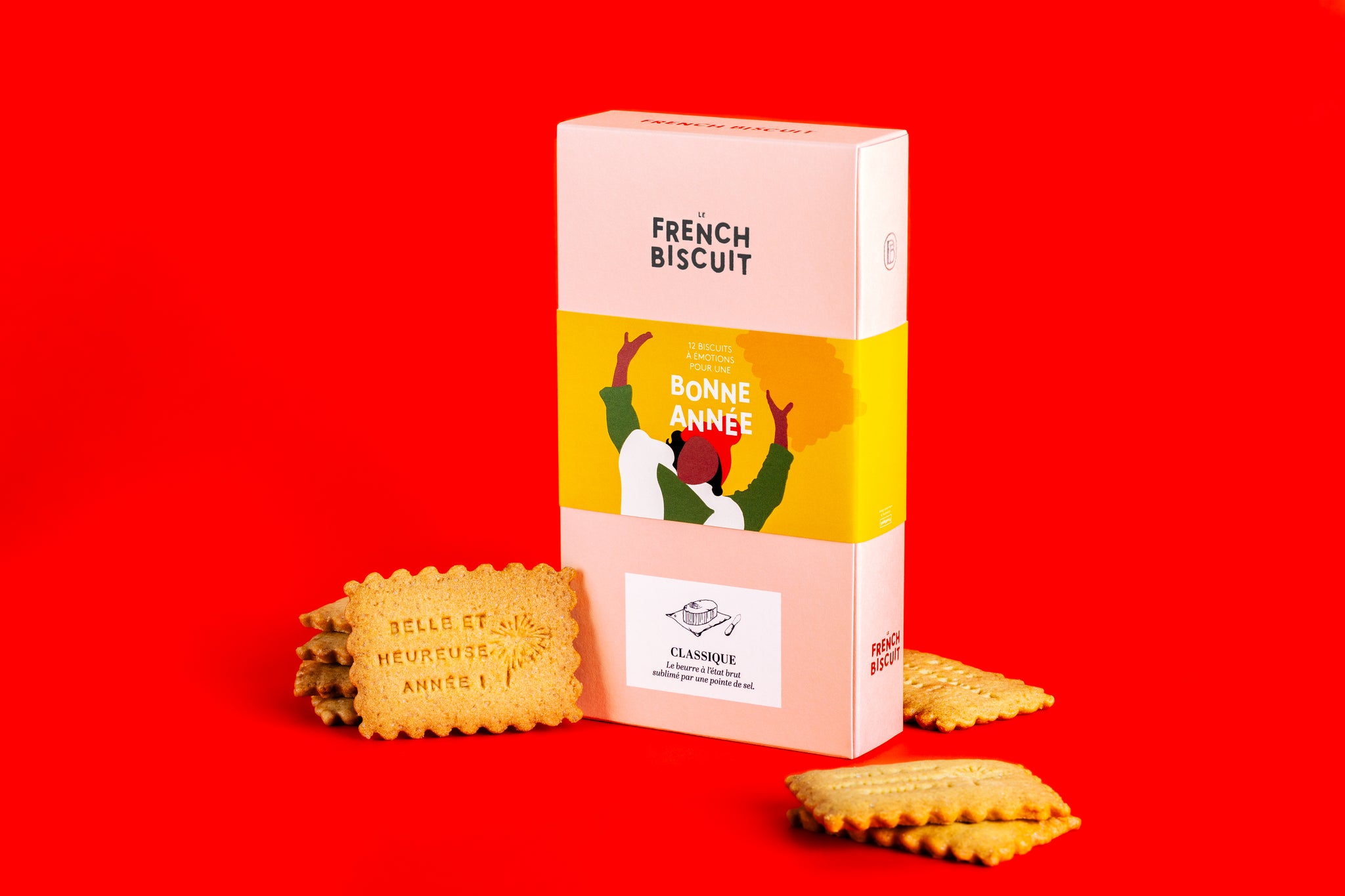 bonne année cadeaux de bonne année voeux biscuits personnalisés artisanal made in france made in ile de france gateaux personnalisés cadeaux de fin d'année