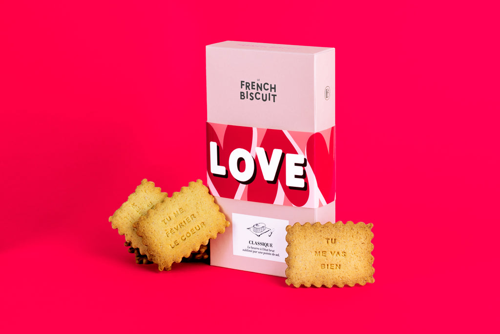 Biscuits personnalisés de saint valentin biscuits à message d'amour saint valentin idée cadeau st valentin idées cadeaux amoureux idée cadeau pour son amoureux amoureuse artisanat biscuit personnalisé biscuit personnalisable je t'aime love