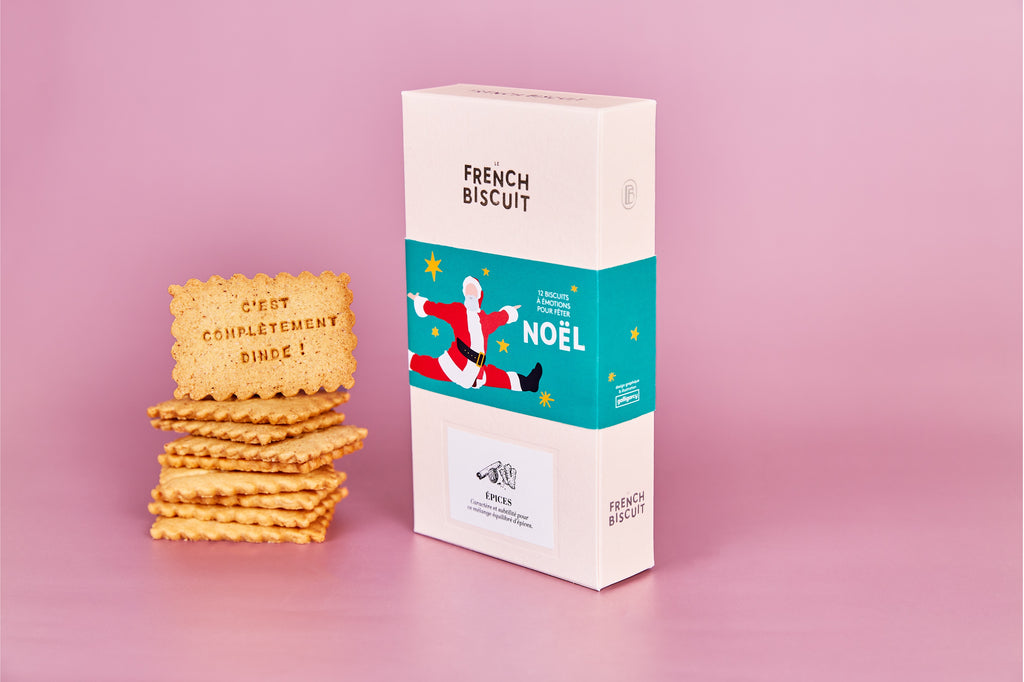 biscuit à message biscuit personnalisé biscuits personnalisés cadeau de noel biscuit à offrir made in france biscuit artisanal fabriqué en france noel noël christmas